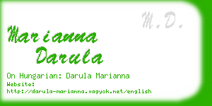 marianna darula business card